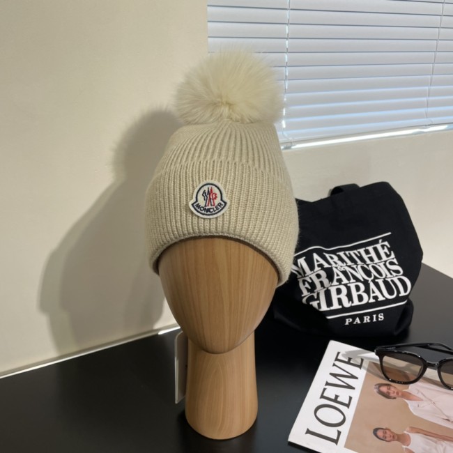 Moncler Mens Womens Hats Luxury Brand Design Moncler Knit Hat with Original Box