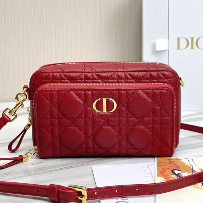 Dior Womens Bags Crossbody Bag DIOR CARO Womens Pouches Cosmetic Bags with Original Box Whatapp