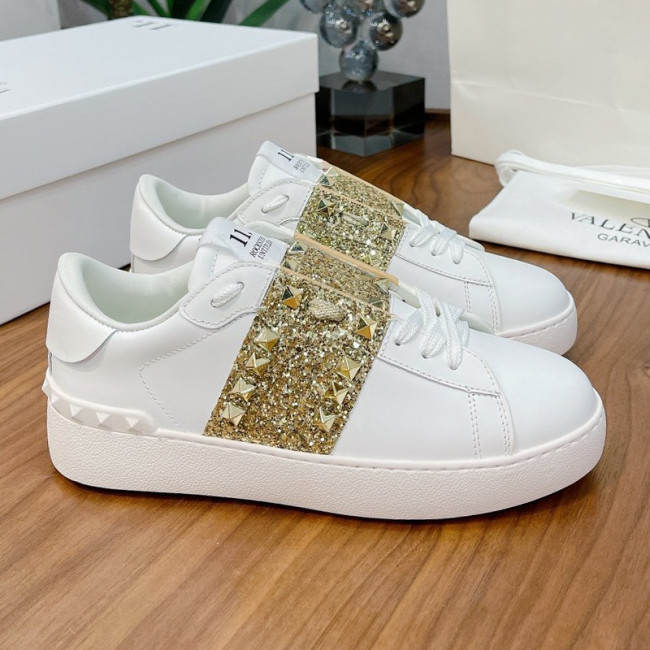 Valentino Men Shoes Fashion Design Luxury Brand OPEN SNEAKER WITH VLTN PRINT with Original Box WY0S0830BLUA01 Whatapp