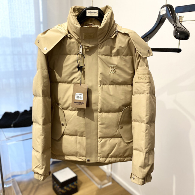 Burberry Design Mens Womens Winter Windprood Down Jackets Keep Warm 90% White Duck Down Whatapp