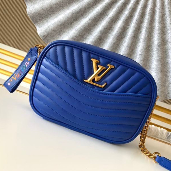 Louis Vuitton Womens Bags Luxury Brand Fashion LOUIS VUITTON NEW WAVE CAMERA BAG Neon Blue M53901 Whatapp