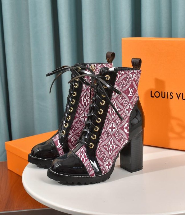 Louis Vuitton Women Shoes Boots Luxury Brand STAR TRAIL ANKLE BOOT with Original Box Whatapp