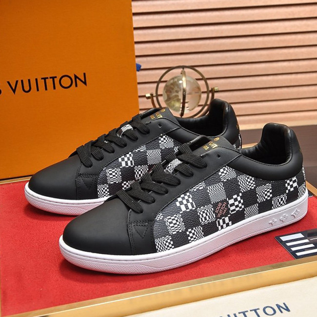 Louis Vuitton Men Shoes Fashion Sneakers LUXEMBOURG SNEAKER Monogram Luxury Brand with Original Box Whatapp