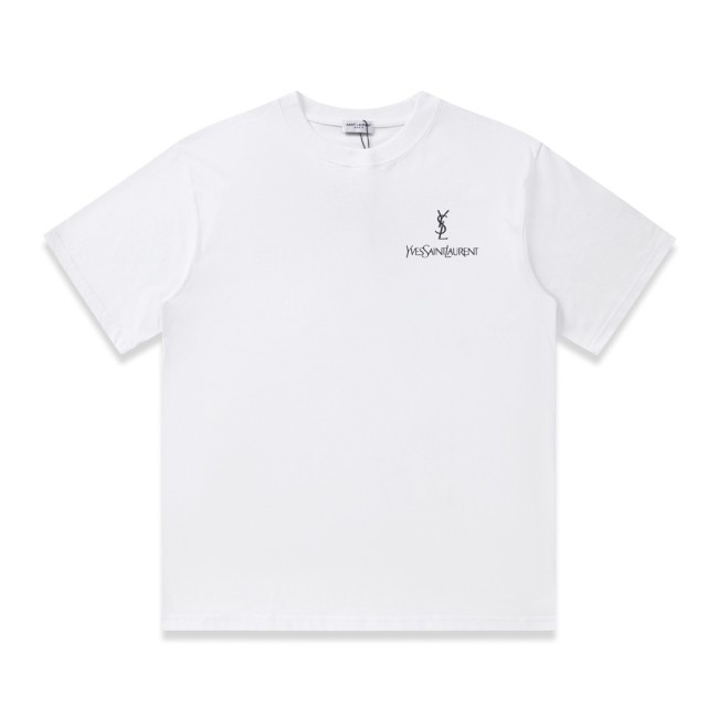 Saint Laurent YSL Luxury Brand Men Womens Short Sleeve T-Shirt Whatapp