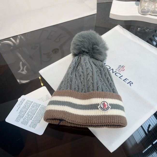 Moncler Mens Womens Hats Luxury Brand Design Moncler Knit Hat with Original Box