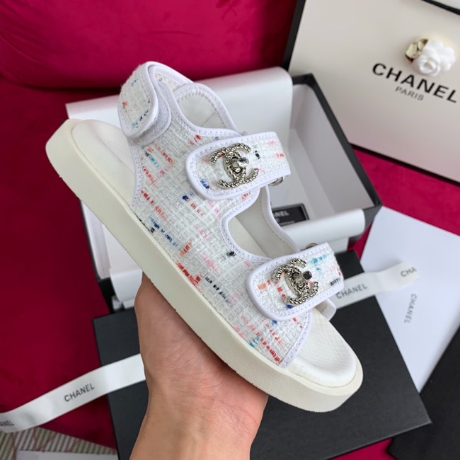 Chanel Womens Shoes Sandals Summer Luxury Brand Slippers Slides Sandals for Women with Original Box Whatapp