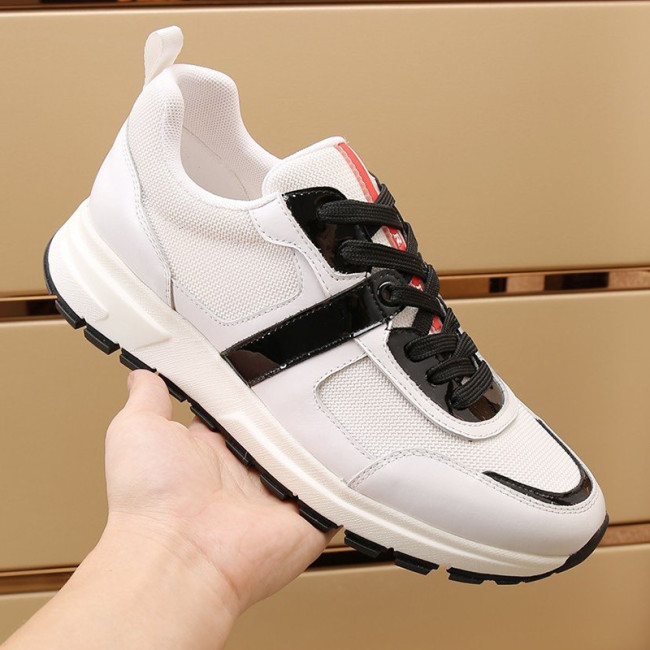 Prada Mens Shoes Sneakers Casual Shoes for Men Luxury Brand Breathable Fashion Sneakers with Original Box Whatapp