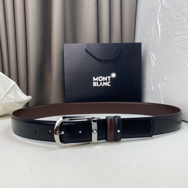 Montblanc Mens Leather Belts Luxury Brand Design Fashion Type with Original Box Whatapp