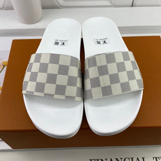 Louis Vuitton Men Shoes Slippers Sandals Flip Flop Luxury Brand WATERFRONT MULE with Original Box Whatapp