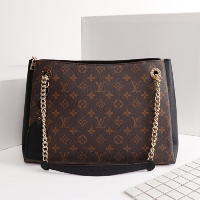 Louis Vuitton Womens Bags Handbags Luxury SURÈNE MM Black Monogram SURENE MM M43772 Whatapp