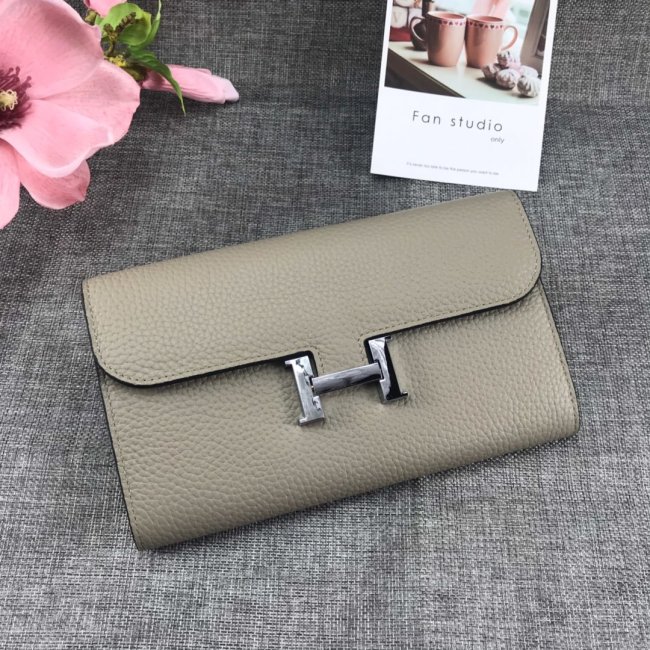 Hermes Womens Mens Wallets Purse Card Holder Leather Long Design Coin Bag with Original Box Whatapp