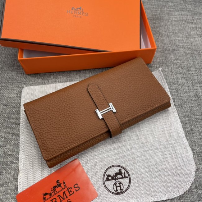 Hermes Womens Mens Wallets Purse Long Clutch Leather Design Coin Bag with Original Box Whatapp