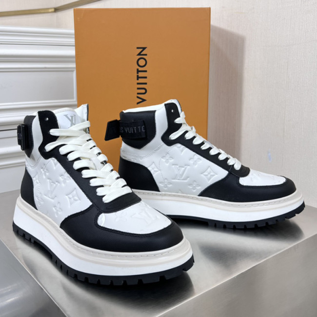 Louis Vuitton Men Shoes Fashion Sneakers Boots Luxury Brand Mens Herlam Sneaker with Original Box Whatapp