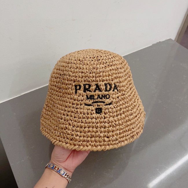 Prada Men Womens Hats Luxury Brand Design Prada Bucket Hat with Original Box