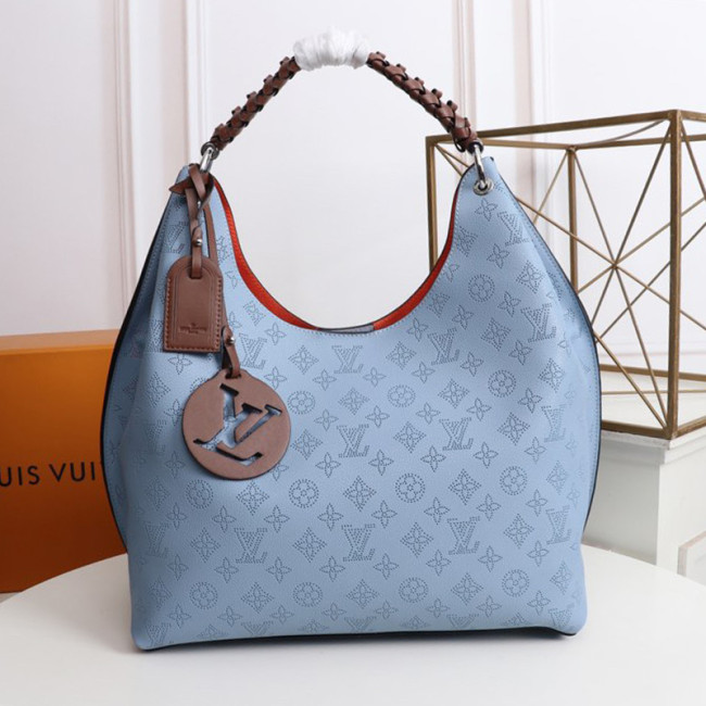 Louis Vuitton Womens Bags Messenger Shoulder Bags Handbags Luxury Brand CARMEL Mahina perforated calf leather Whatapp