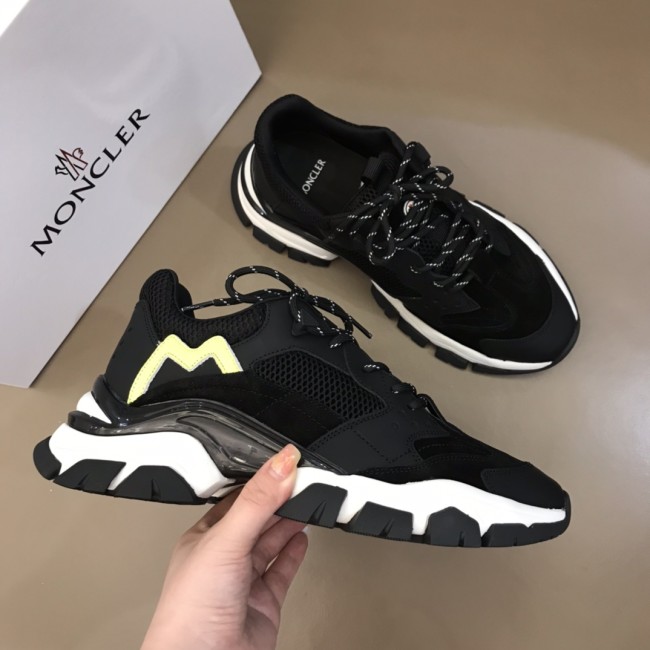 Moncler Men Shoes Sneakers Fashion Designers Luxury Brand Sports Shoes for Men Breathable with Original box Whatapp