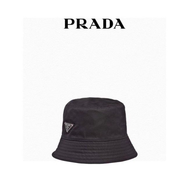 Prada Men Womens Hats Luxury Brand Design Prada Bucket Hat with Original Box