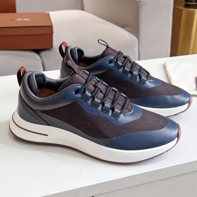 Loro Piana Mens Shoes Sneakers Casual Design Luxury Brand Fashion Shoes for Men with Original Box Week End Walk Casual Shoes Whatapp