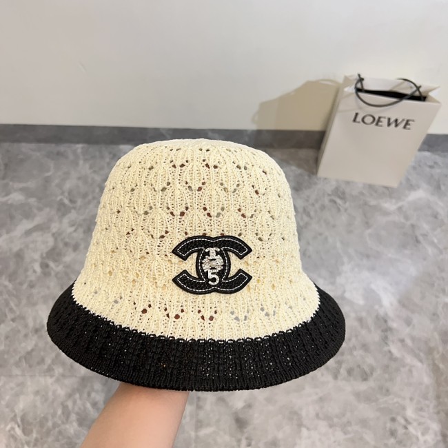 Chanel Womens Hats Luxury Brand Bucket Hat with Original Box