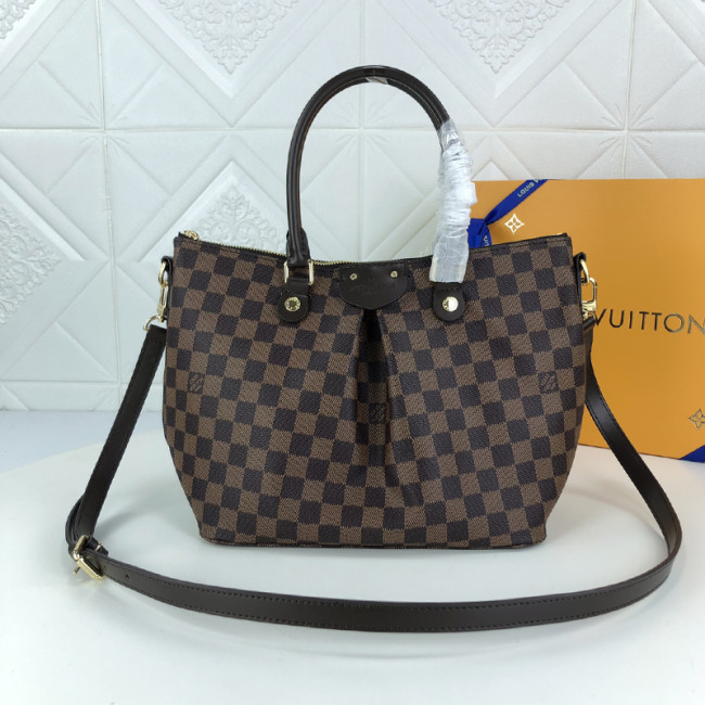 Louis Vuitton Womens Bag Shoulder Messenger Bags Luxury Brand Fashion Open Handbag N41546 Damier Canvas Whatapp