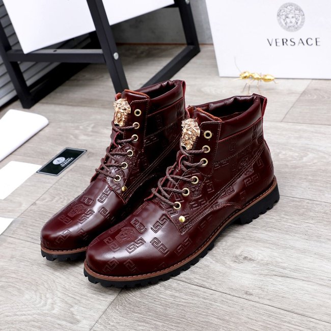 Versace Men Shoes Boots Fashion Design Luxury Brand Whatapp