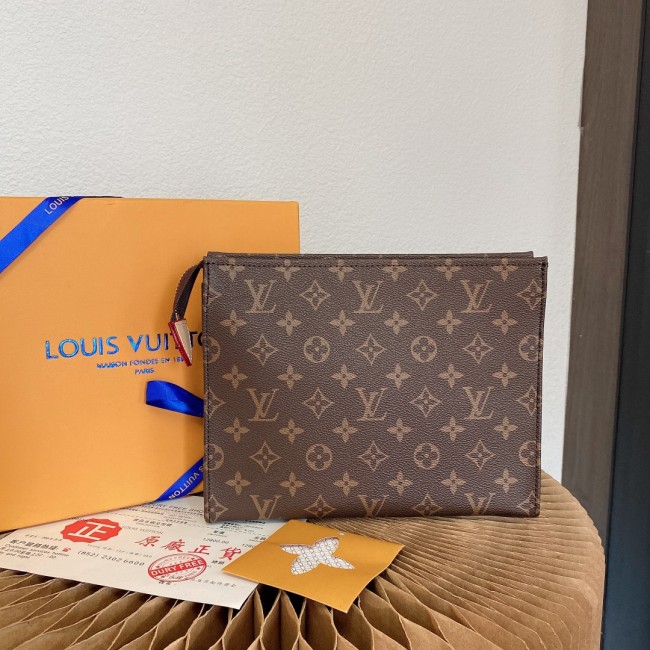 Louis Vuitton Mens Bags Clutch Luxury Brand Fashion Type POCHETTE VOYAGE MM with Original Box Monogram Coated canvas M47542 Whatapp