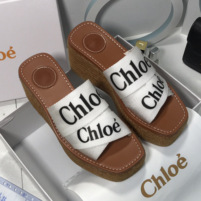 Chloe Womens Shoes Mule Slides Sandals Slippers Luxury Brand with Original Box Summer Design Whatapp