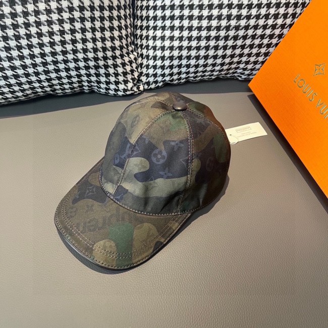 Louis Vuitton Womens Mens Cap Baseball Hat Luxury Brand with Original Box