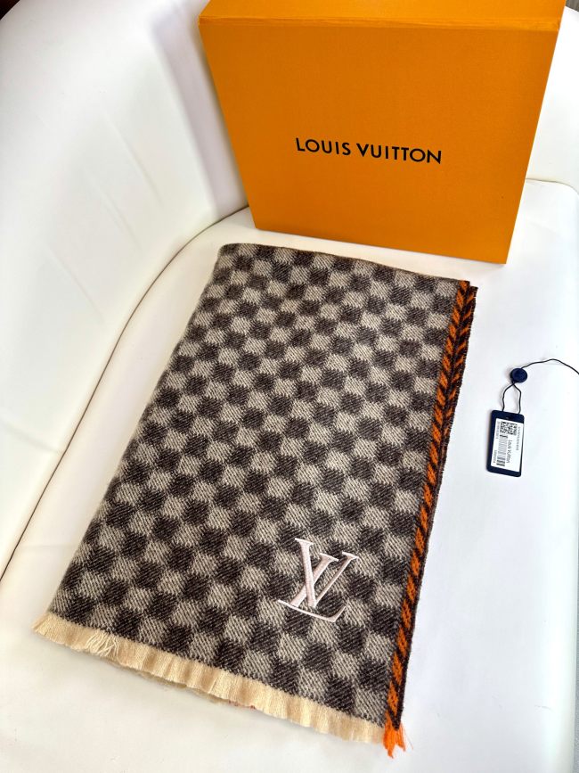 Louis Vuitton Scarves Men Womens Fashion Scarf with Original Box Whatapp