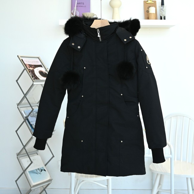 Moose Knuckles Design Womens Winter Windprood Down Jackets Keep Warm 90% White Duck Down Whatapp