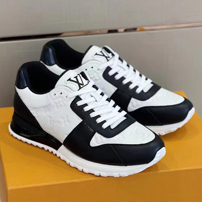 Louis Vuitton Men Shoes Sports RUN AWAY SNEAKER Running Design Luxury Brand with Original Box 1A9ZK8 Monogram-embossed grained calf leather and Epi calf leather Whatapp