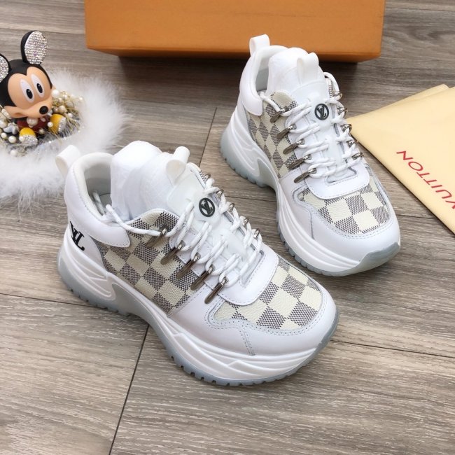 Louis Vuitton Men Shoes Fashion Sneakers Luxury Brand Mens Run Away Pulse Sneaker Casual Shoes with Original Box Whatapp