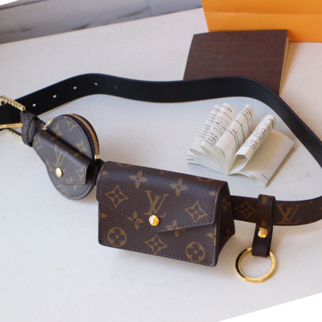 Louis Vuitton Womens Bags Belt Bag Luxury Brand Fashion Type Waist Bags with Original Box M0236U DAILY MULTI POCKET 30MM BELT Whatapp