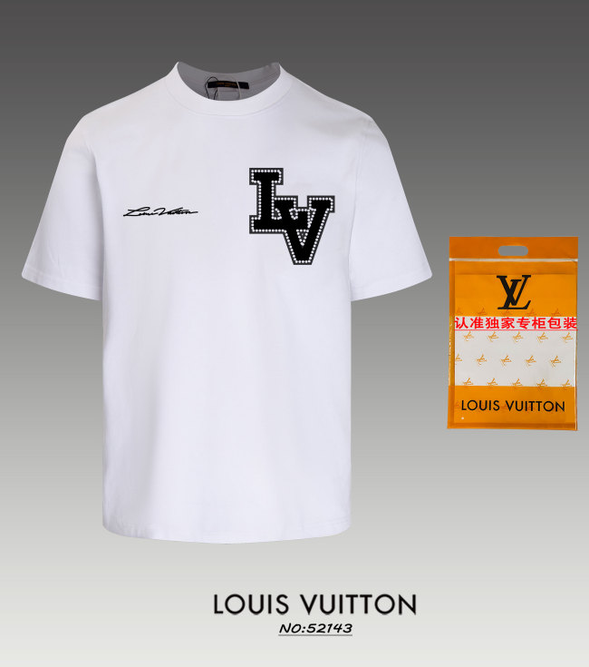 Louis Vuitton Luxury Brand Men Womens Short Sleeve T-Shirt Whatapp