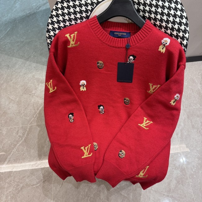 Louis Vuitton Women Mens Sweaters Knitwears Luxury Brand Mens Knitwear Top Quality Whatapp