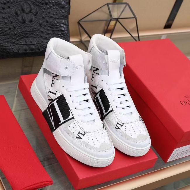 Valentino Garavani Mid-Top Calfskin VL7N Sneaker With Bands Mens Shoes Sneakers Luxury Brand with Box VY2S0E03WRQ24P Whatapp