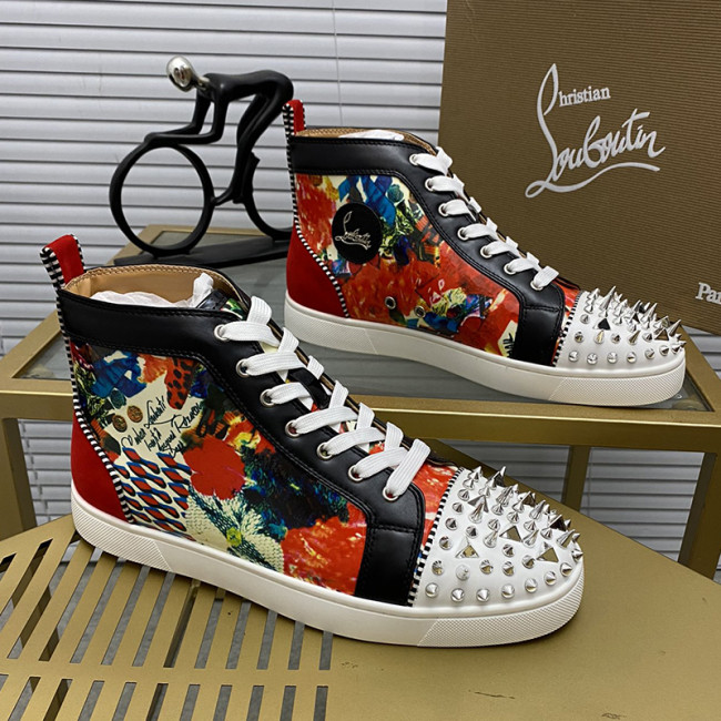 Christian Louboutin Mens Shoes Sneakers Luxury Brand Red Bottom Design Sports Footwears with Original Box Whatapp