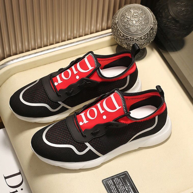 Dior Men Shoes Sneakers Casual Luxury Brand Slip On Breathable Mens Shoes B21 Sneaker Whatapp