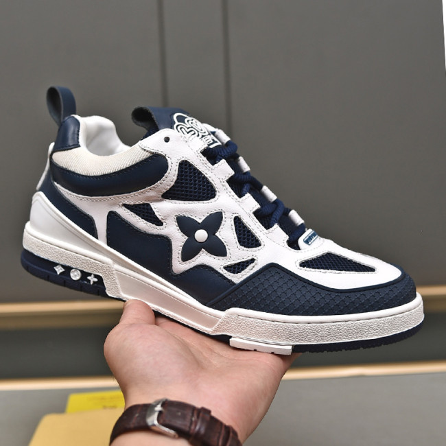 Louis Vuitton Men Shoes Fashion Sneakers Design Luxury Brand LV TRAINER SNEAKER with Original Box Whatapp