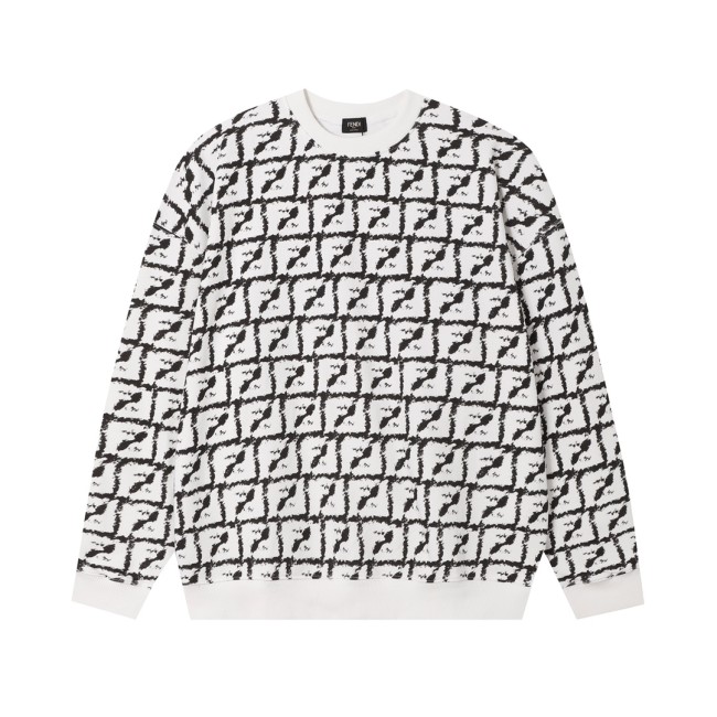 Fendi Womens Mens Long Sleeve Sweatshirt Luxury Brand Mens Sweatshirts Whatapp