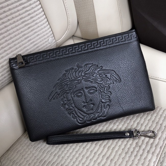 Versace Mens Bags Clutches Wallets Clutch Designer Luxury Brand LA MEDUSA with Original Box Whatapp