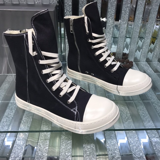 Rick Owens Men Shoes Sneakers High-Top Breathable Mens Casual Shoes Ankle Boots with Original Box Whatapp