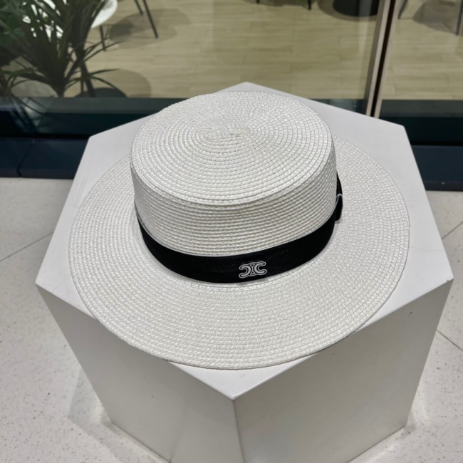 Celine Womens Hats Luxury Brand Design Celine Bucket Hat Straw Hat with Original Box