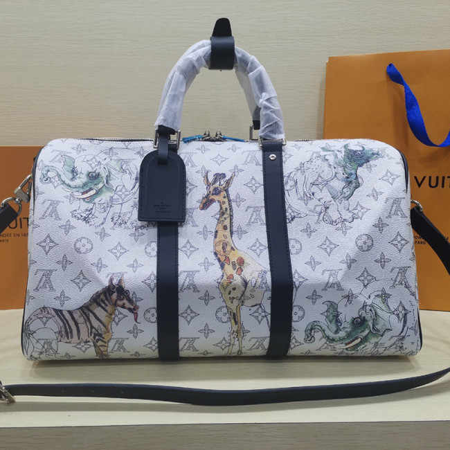 Louis Vuitton Men Womens Bag KEEPALL 45 Whatapp