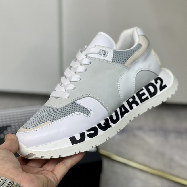 Dsquared2 Men Shoes Sneakers Luxury Brand Breathable RUN DS2 LEGEND Boxer Bumper SNEAKERS with Original Box Whatapp