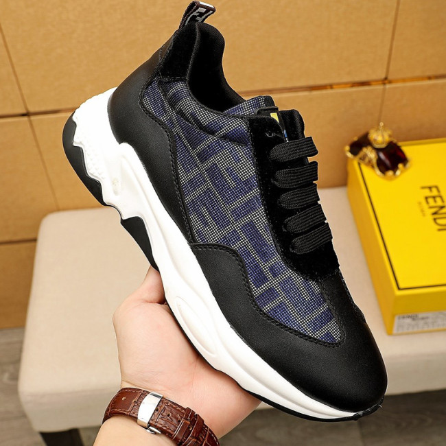 Fendi Mens Shoes Fashion Sneakers Luxury Brand Casual Shoes for Men with Original Box Whatapp