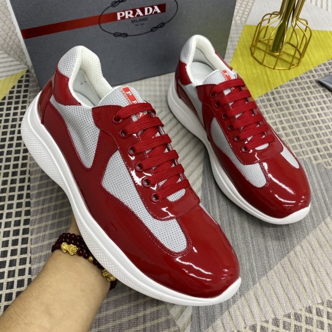 Prada Mens Shoes Sneakers Casual Shoes for Men Luxury Brand Breathable Fashion Sneakers with Original Box Whatapp