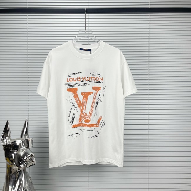 Louis Vuitton Luxury Brand Men Womens Short Sleeve T-Shirt Whatapp