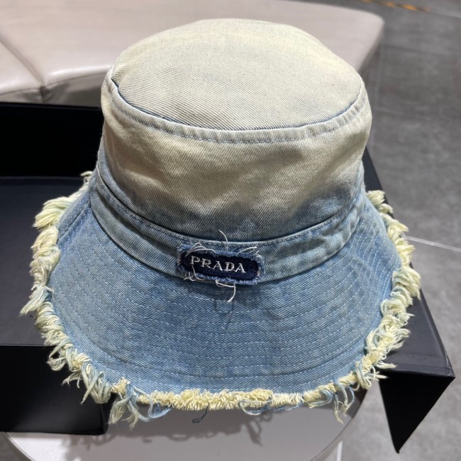 Prada Womens Hats Luxury Brand Design Prada Bucket Hat with Original Box