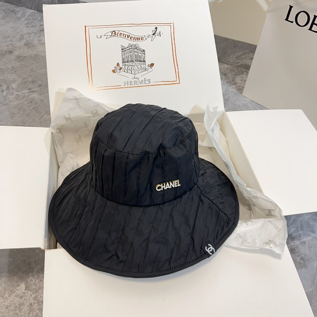 Chanel Womens Hats Luxury Brand Bucket Hat with Original Box